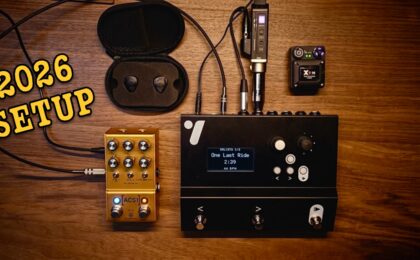 setup live chitarra
